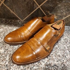 Cole Haan Tan Leather Loafers with Sleek Silhouette